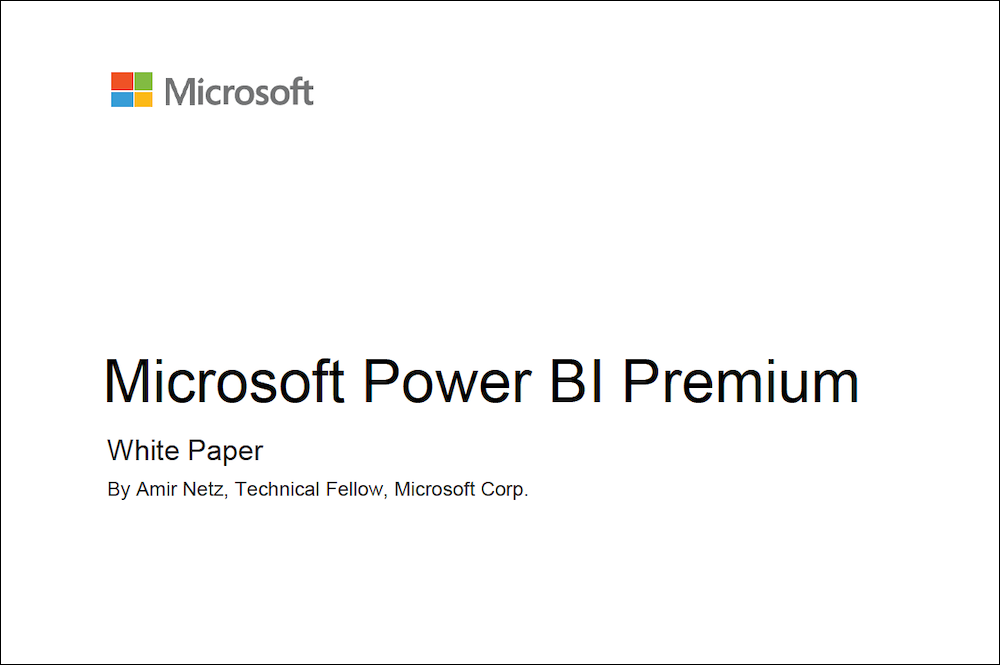 Microsoft Power BI Premium